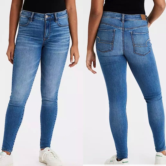 AMERICAN EAGLE | Next level high-waisted jeggings - Picture 1 of 9
